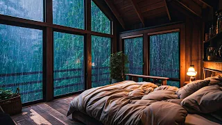 Rain Sounds for Sleeping ⛈ Heavy Rain & Intense Thunder on Window Relax for Deep Sleep, White Noise