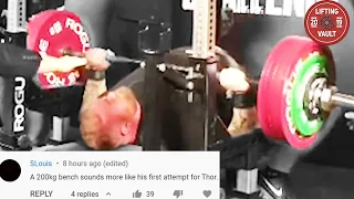 Why Hafthor is "Only" Planning To Bench 200 kg