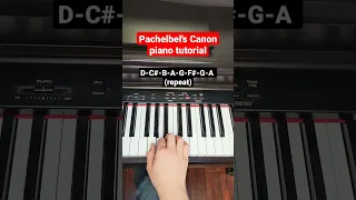 Pachelbel's Canon (Christmas Canon) - piano tutorial