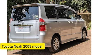 A 2008 Toyota Noah with the most fuel efficiency 7seater car.