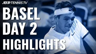 Fritz Shocks Zverev; Tsitsipas Wins, Fognini Stays In Race To London  | Basel 2019 Highlights Day 2