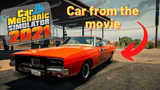 DODGE, car from the MOVIE " the GENERAL LEE " - Car Mechanic Simulator 21 gameplay 4K