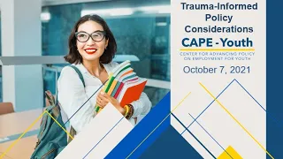 Trauma-Informed Policy Considerations for Youth and Young Adults with Disabilities