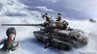 Girls und Panzer [AMV] Pravda - We are the red cavalry