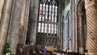 Awesome views inside Durham Cathedral.