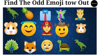 Find The Odd Emoji One Out | Spot The Odd Object One Out | ONLY A GENIUS CAN SOLVE THIS IN 10s