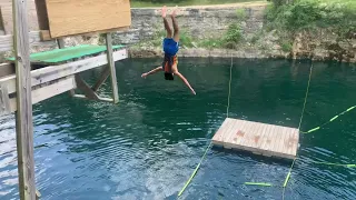 Cliff Jump Day white rock indiana summer 22