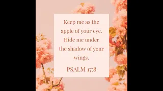 Psalms 17: I Am the Apple of Gods Eye