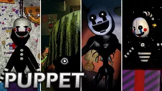 Evolution of Puppet in FNAF (2014-2017)