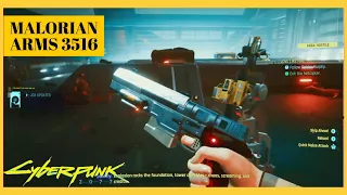 Johnny Silverhand's one shot pistol is crazy!! (Malorian Arms 3516)