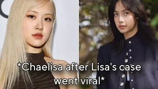 Chaelisa after Lisa's case went viral 📲