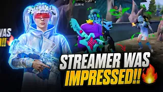 STREAMER Was Impressed By My Moves!! | BGMI 🔱