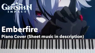 Emberfire (Piano Cover) - "The Song Burning in the Embers" OST || Genshin Impact