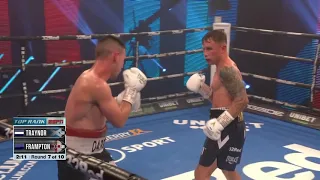 CARL FRAMPTON WINS IN BIZARRE FASHION AGAINST DARREN TRAYNOR WITH BRUTAL BODY SHOT