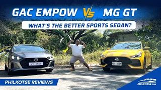 GAC Empow vs MG GT - Sports Sedans Live on! | Philkotse Comparison (w/ English subtitles)