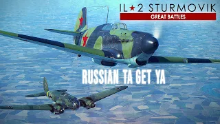 Soviet Yak-1B Dogfights Over Russia | Bf109 | World War II | IL-2 Great Battles.