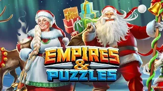 Новогодний призыв,Башня ниндзя,призыв отрядов и герои с 20 лагеря в Empires & Puzzles Империя пазлов