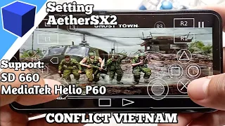 Setting Game Conflict: Vietnam PS 2 di AetherSX2 Emulator