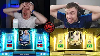 Я НЕ ВЕРИЛ В ТАКОЕ ВЕЗЕНИЕ !!! БИТВА ПАКОВ TOTS в FIFA MOBILE #13 feat. RUSSES