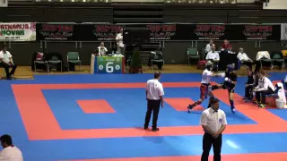 WAKO Kickboxing - EC 2014 - W KL -60kg - Sitnilska(BUL) - Martinkova(CZE)