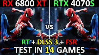 RX 6800 XT vs RTX 4070 SUPER | Test in 14 Games | 1440p - 2160p | How Big Is The Difference? | 2024