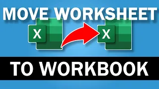 How to Move an Excel Worksheet to Another Workbook