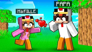 Je RENCONTRE ma FILLE sur Minecraft !