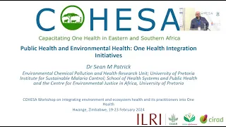 Public Health and Environmental Health: One Health Integration Initiatives