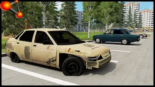 ABANDONED CAR IN YARD! - BeamNg Drive