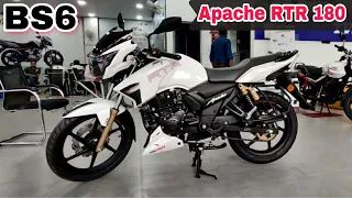 New TVS Apache RTR 180 2V BS6 2020 Complete Review With Price |All New Changes,Features,Mileage⚡⚡⚡