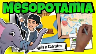 😮 MESOPOTAMIA : Una CIVILIZACIÓN entre DOS RÍOS | Vídeos educativos para niños