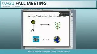 Fall Meeting 2012: The Future of Human-Landscape Systems II
