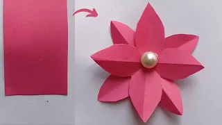 Easy paper flower for beginners | How to make paper flower easy