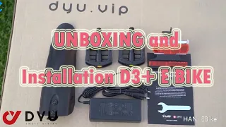 Unboxing D3 + Smart Folding EBike Test Review - Installation Video