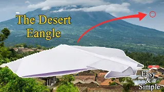 How to Make a Paper Plane That Flies Far - The Desert Eagle | Tutorial