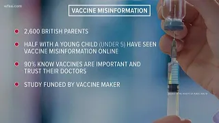 Vaccine misinformation spreading online, study says