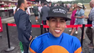 White Abarrio gana el Whitney Stakes G1, Entrevista a Irad Ortiz Jr y Carlos Pérez