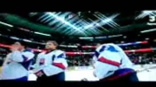 IIHF 2009 WJC,  Slovakia anthem after game against USA ...