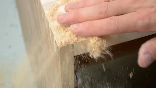 wood joint gap fill trick