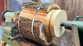 Amazing Woodturning Crazy - Extremely Beautiful Design Ideas And Transformable Art Work On Lathe