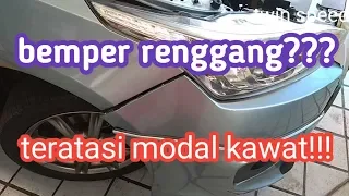 MEMPERBAIKI BEMPER MOBIL YANG RENGGANG HANYA MODAL KAWAT PADA YARIS VIOS LIMO