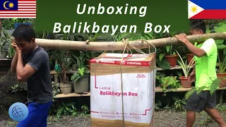 Unboxing Balikbayan Box from Malaysia