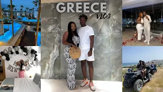 GREECE VLOG | STELLA ISLAND LUXURY HOTEL | BIRTHDAY BAECATION 2022 | JOSH & JOY