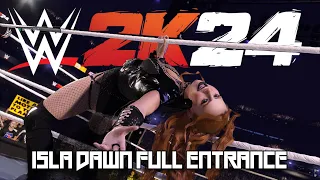 WWE 2K24 - Isla Dawn Full Entrance in 1440p