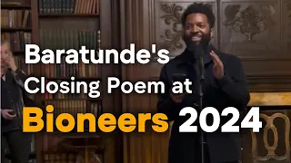 Baratunde Closes Bioneers 2024 with Poem