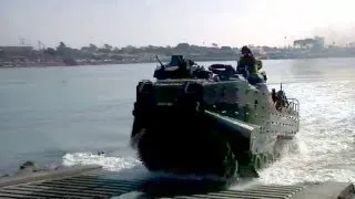 U.S. Marines Assault Amphibious Vehicle in Action, Part 1/6