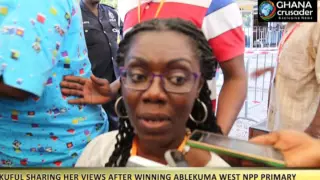 Video: Ursula Owusu Wins Ablekuma West NPP Primary