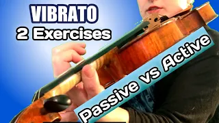 2 VIBRATO Exercises | Simon Fischer | Understanding Active vs Passive Motions in Vibrato