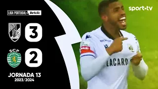 Resumo: Vitória SC 3-2 Sporting - Liga Portugal Betclic | sport tv