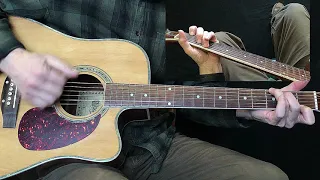 Eric Clapton Guitar Cover - Nobody Knows You When You're Down And Out - Chords And Solo